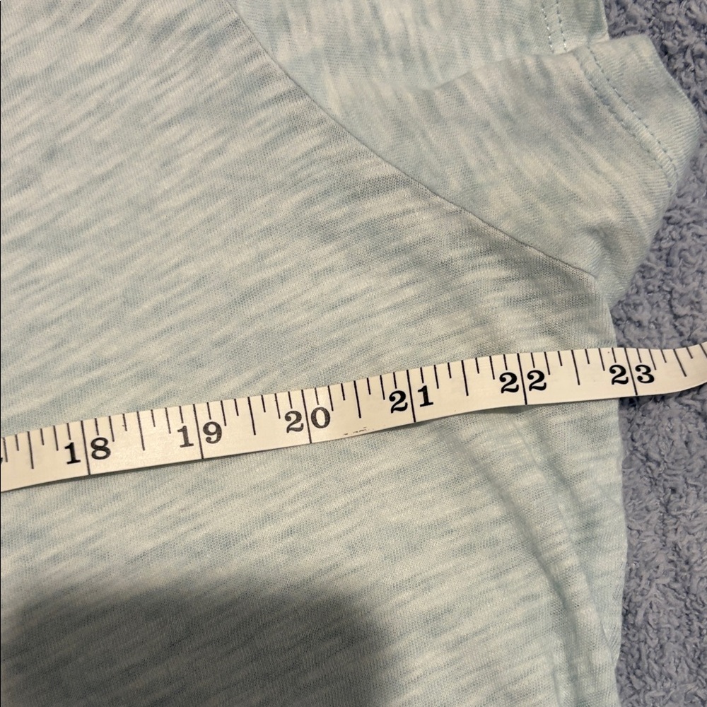 Tribal Sky Blue Embroidered Short Sleeve Top - Picture 5 of 9